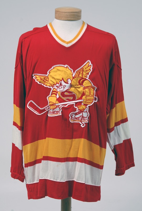 - Ray Clearwater Minnesota Fighting Saints Game Worn Jersey