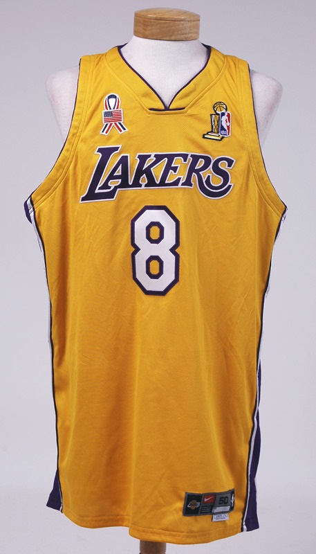 - 2002 Kobe Bryant Game Worn NBA Finals Jersey