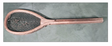 Tennis - 19th Century Tennis Racquet