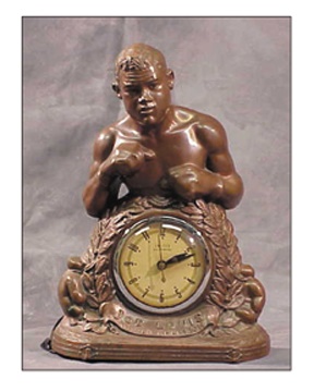 Muhammad Ali & Boxing - 1936 Joe Louis Clock (12.5" tall)