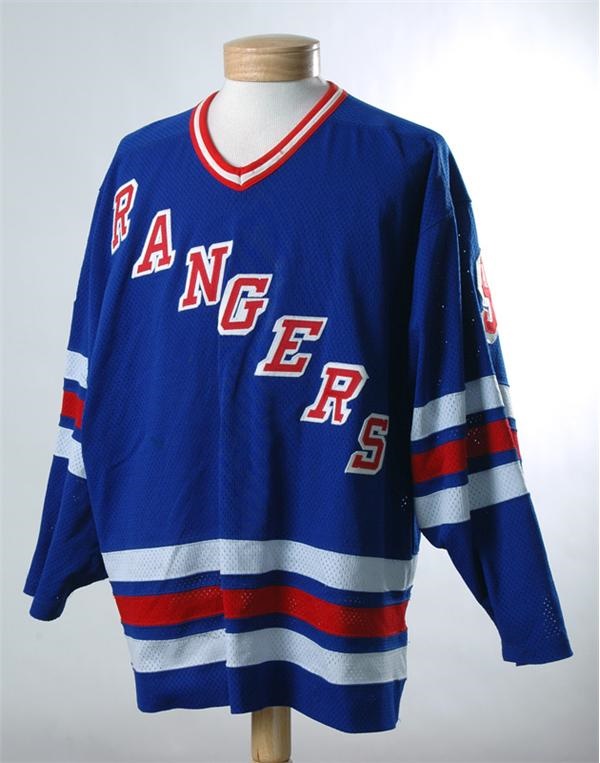 - 1992-93 Adam Graves Game Worn New York Rangers Jersey