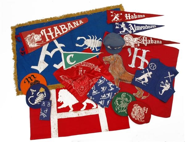 - Early Cuban Pennants and Cloth Collection (16)