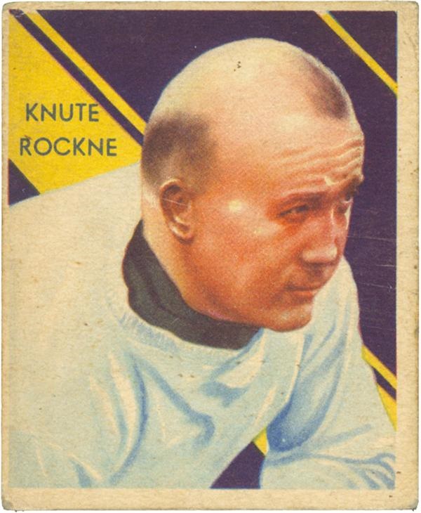 - 1930s Sports and Non Sports Card Collection with National Chicle Football and Knute Rockne