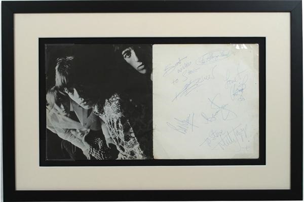 Rolling Stones Autographed Program