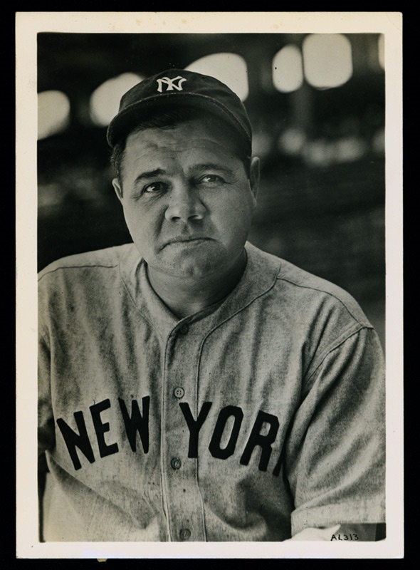 June 2005 Internet Auction - Exceptional Babe Ruth Apex Photo