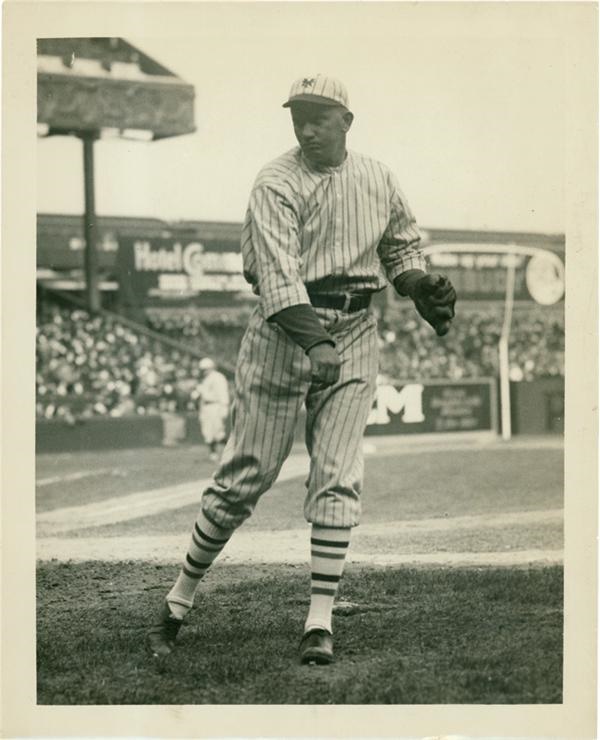 - 1920's Phil Douglas NY Giants Paul Thompson Photo (8"x10")