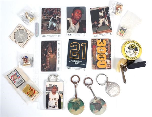 - Collection of Assorted Roberto Clemente Items