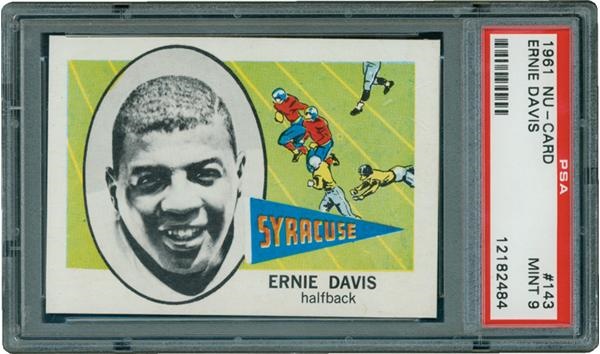 - 1961 NU-Card Ernie Davis PSA 9 Mint