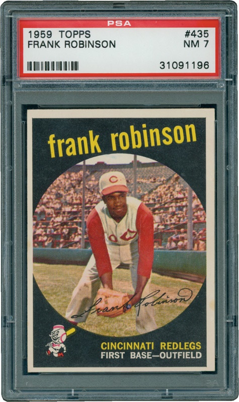 - 1959 Topps #435 Frank Robinson PSA 7 NRMT