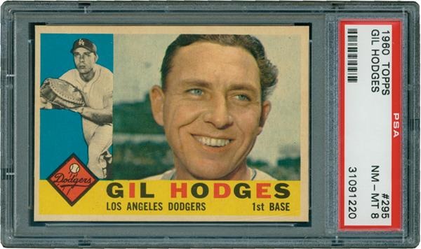 - 1960 Topps #295 Gil Hodges PSA 8 NM-MT