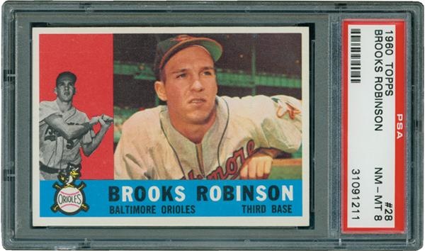 - 1960 Topps #28 Brooks Robinson PSA 8 NM-MT