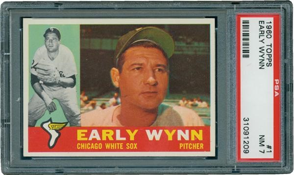 - 1960 Topps #1 Early Wynn PSA 7 NRMT