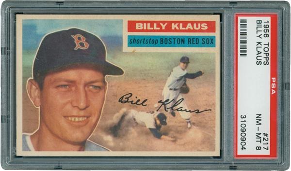 - 1958 Topps #217 Billy Klaus PSA 8 NM-MT