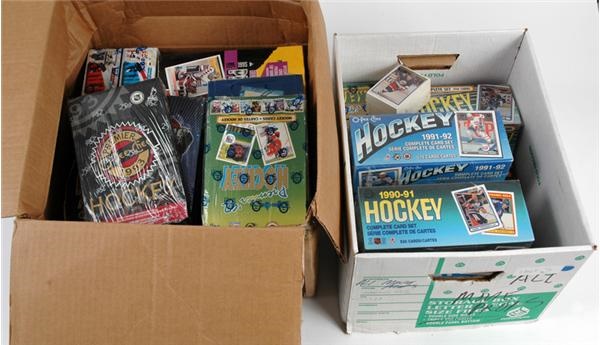 Huge Collection of Modern Unopened Hockey Sets and Boxes (30)