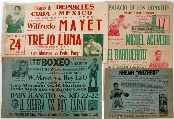 - 1940s Cuban Boxing Posters (4)