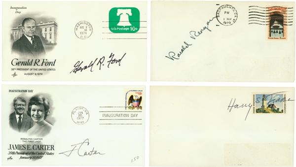 Presidential Signed 1st Day Cover Collection (4)