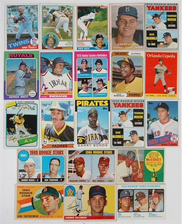 - 1950s-80s Signifigant Baseball Rookie Collection (59)