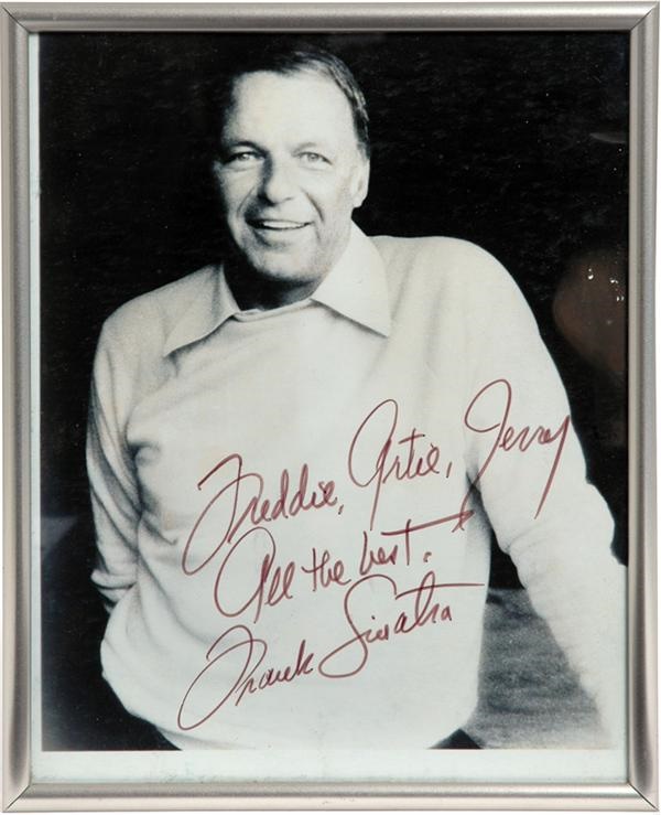 - Frank Sinatra Autographed 8" x 10" Photo