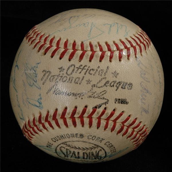 - 1959 NL All-Stars Signed Baseball