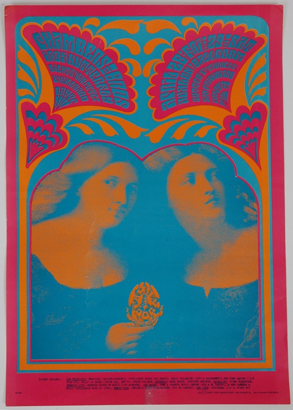 - Fillmore Auditorium Poster Chambers Brothers-Iron Butterfly