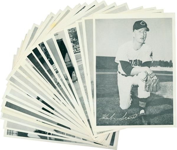 Memorabilia - 1959 Cleveland Indians Publicity Photos (22) w/ Score/Colavito/Billy Martin