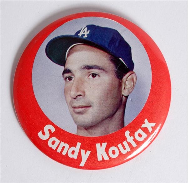 Memorabilia - Sandy Koufax Button