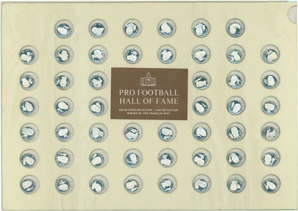 Franklin Mint 1972-74 Football HOF Mint Coins