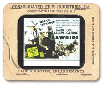 - Lou Gehrig Rawhide Movie Slide