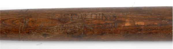Sports Equipment - Spalding Mushroom Knob Bat circa early 1920's
