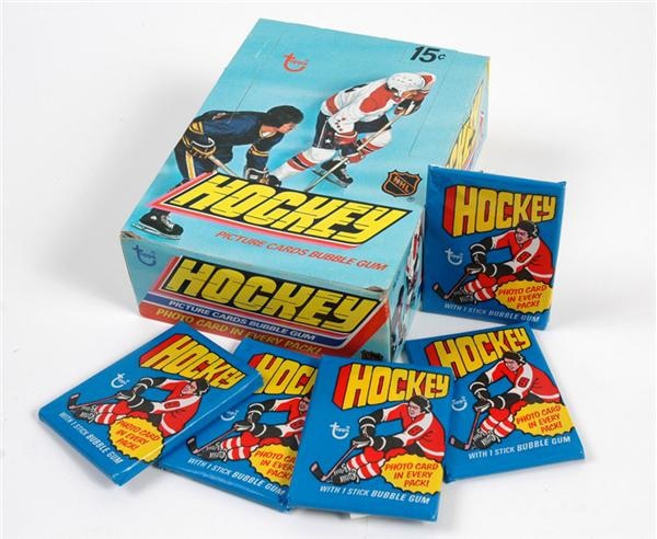 1977-78 Topps Hockey Wax Box