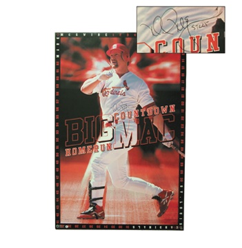 - 1998 Mark McGwire Signed Poster (23x35")