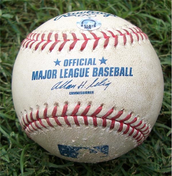 - Last Game Used Ball From the  Last Ever Regular Season Game