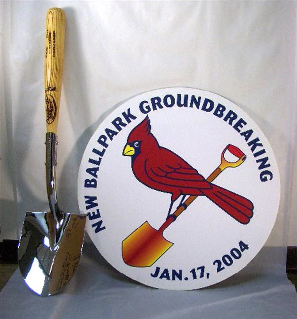 - Groundbreaking Shovel From January 2004 For New Stadium