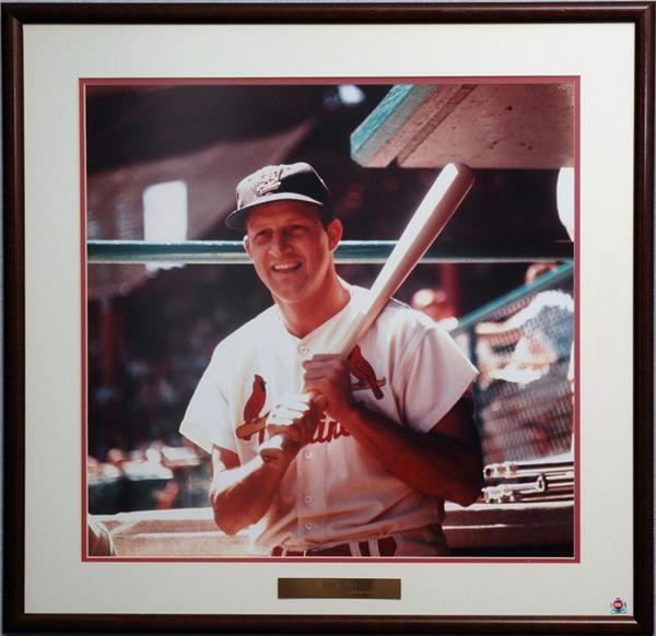 The Business Of Baseball - Stan Musial Framed Photograph