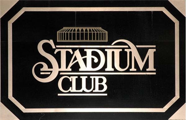 - Stadium Club Sign from  Busch Stadium Loge Level