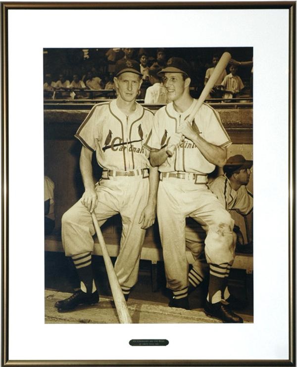 Musial-Schoendienst Framed Photo from  Cardinals’ Club