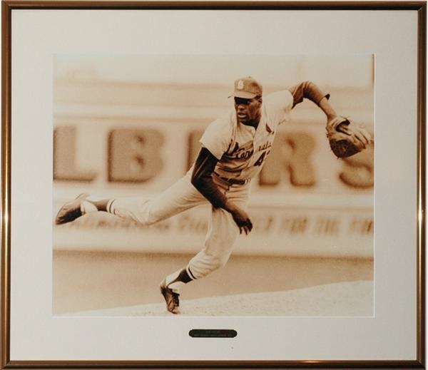 - Bob Gibson Framed Photo from  Cardinals’ Club
