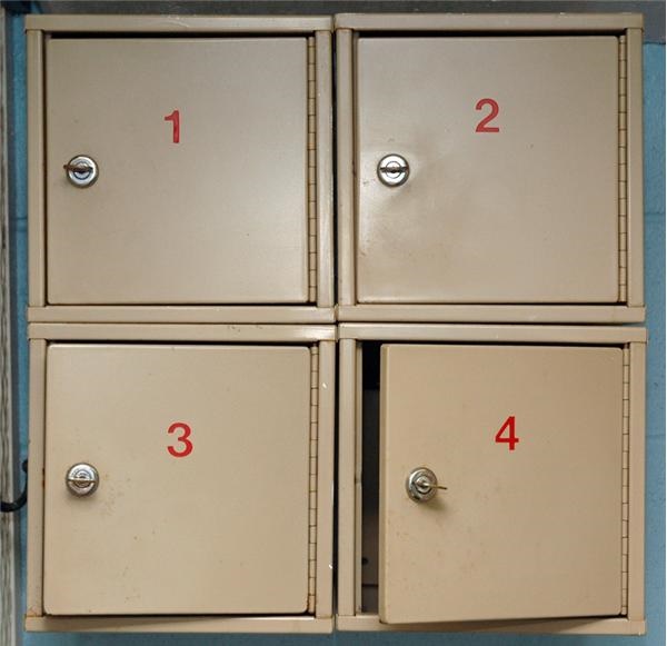 - Lock Box from Umpires Locker Room