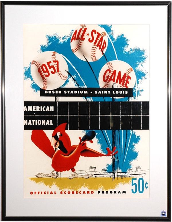 - Collection of Framed  Cardinals  Memorabilia Reproductions/Photo from All Star Suite (5)