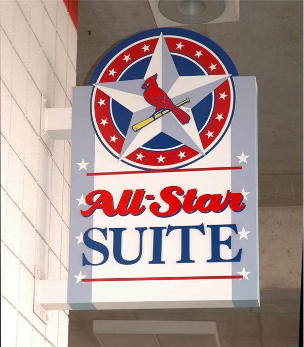 - All-Star Suite  Entrance Sign