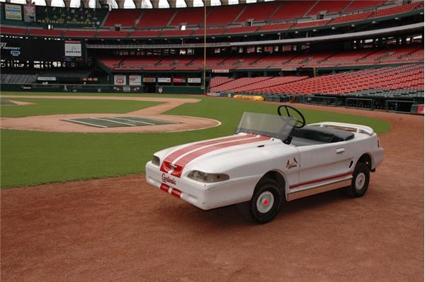 - Cardinals Mascot Fredbird’s  Busch Stadium Car