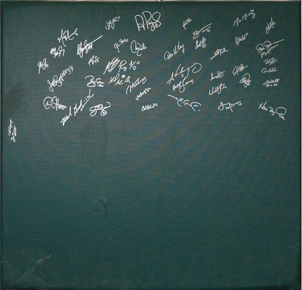 - Outfield Wall Pad Signed by 44 Cardinals