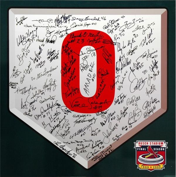 - Commemorative Zero Countdown Sign - Signed by all Participants
