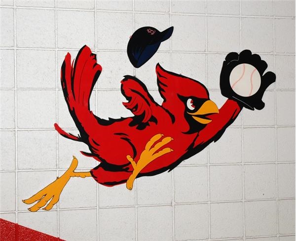 - Cardinals Logo Catching the Ball