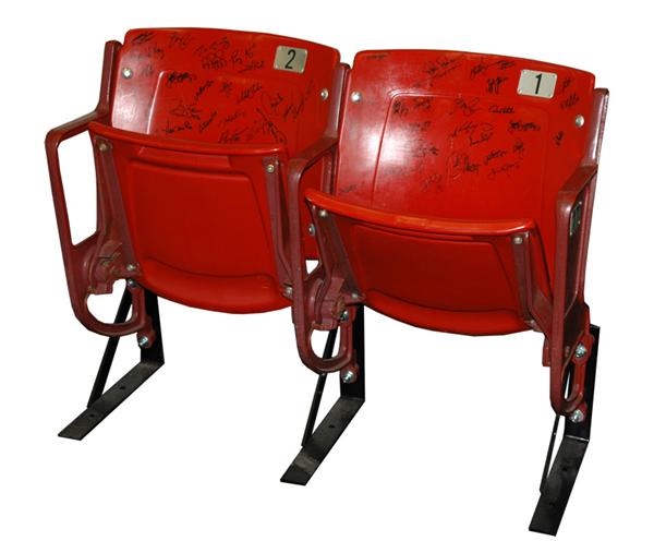 - Player Signed Seats From Busch Stadium