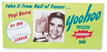 Yogi Berra Yoo-Hoo Advertising Poster