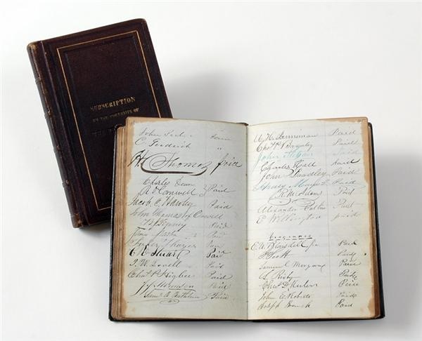 - Two Bound Volumes of Signatures for “The Portraits of the Presidents”