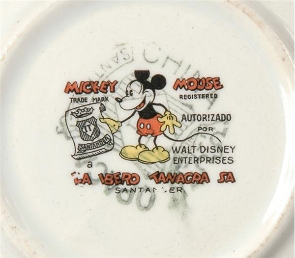 - 1930s Mickey Mouse Spanish Tea Set