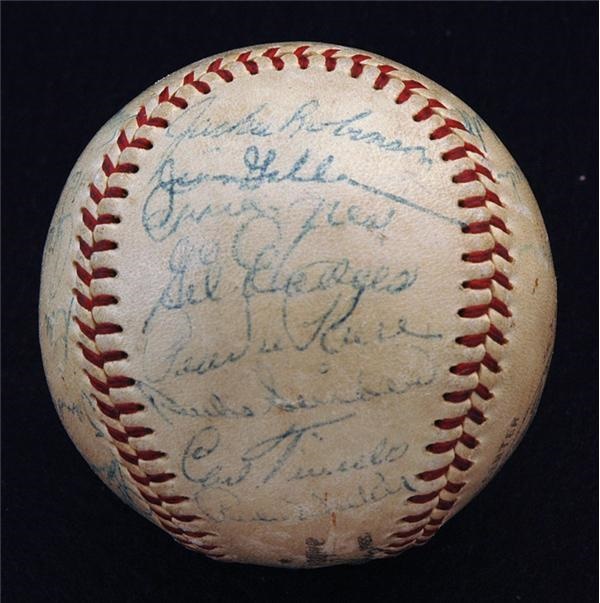 - 1950s Signed Baseball Collection Of Four