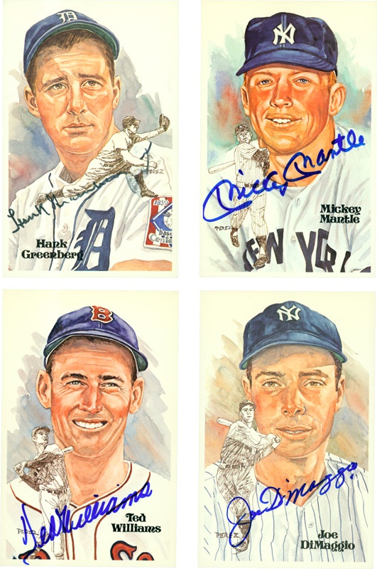 Baseball Autographs - Perez-Steele Signed Collection Of 94 Different